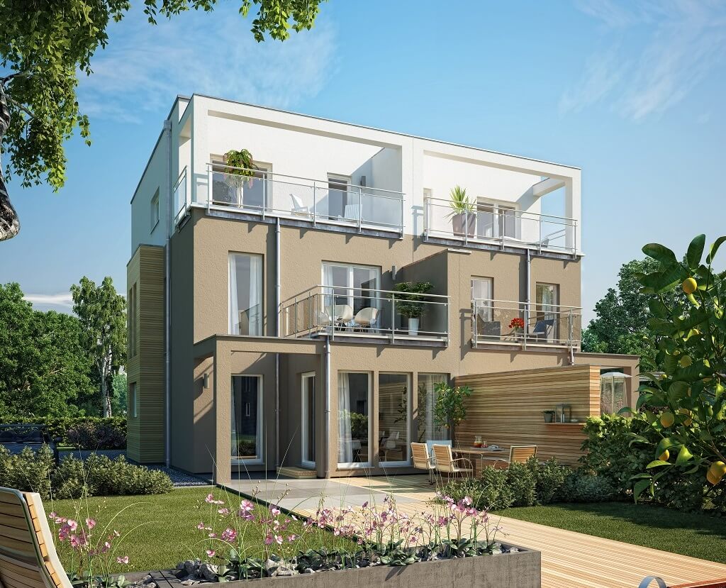 4 Bedrooms Modern Design with a Flat Roof 6.7×14.2M