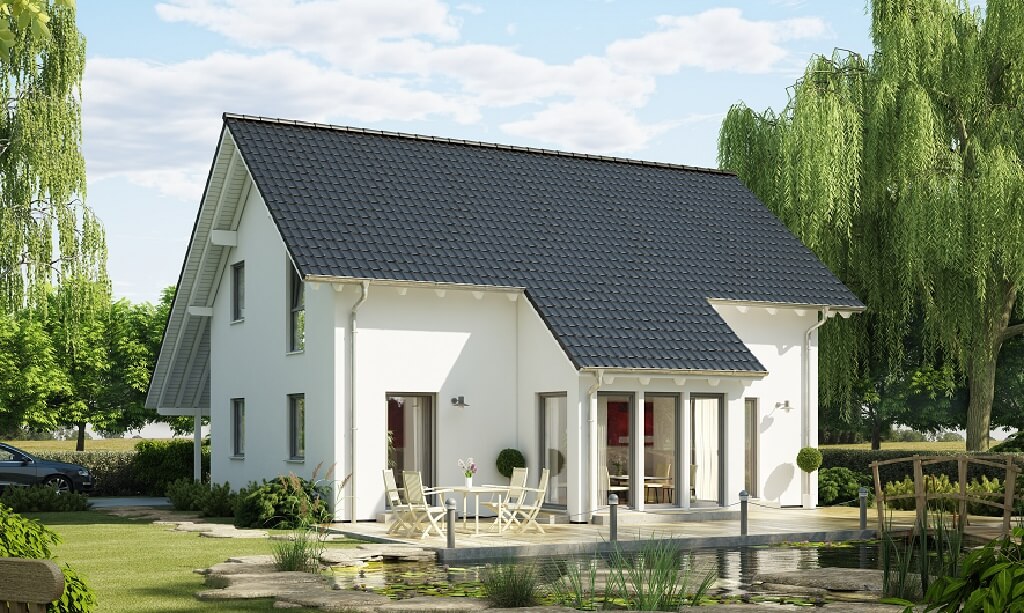 4 Bedrooms family house plan 10x11m