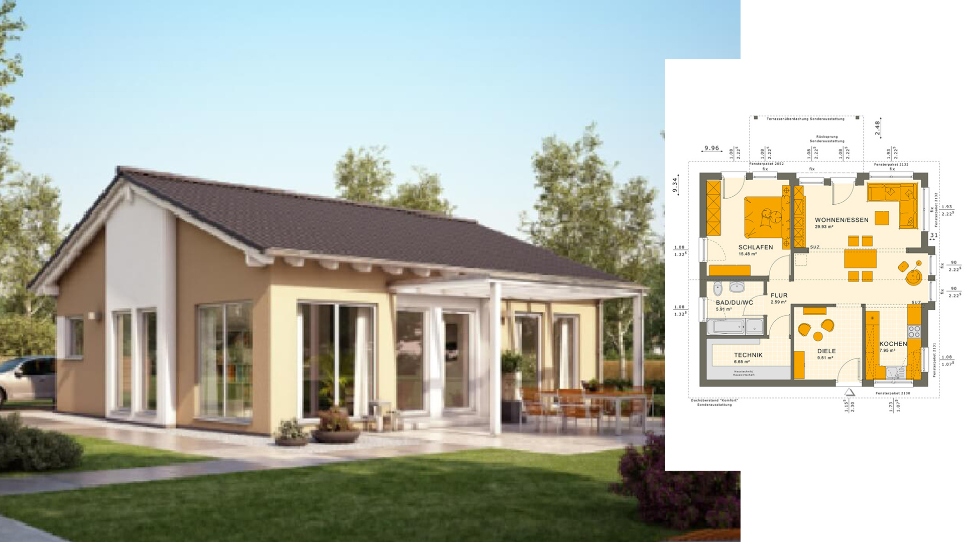 One Story Bungalow Design Plan 9×10