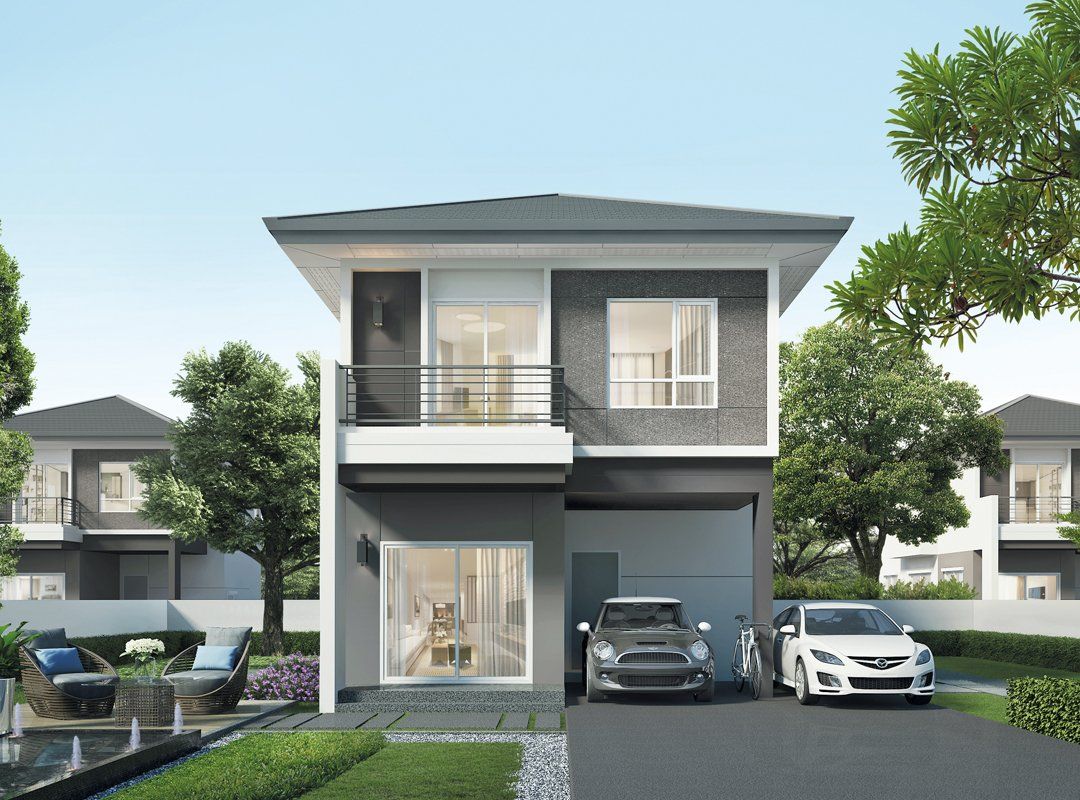2-Storey Single Detached House 154 Sq.M - House Plans 3D