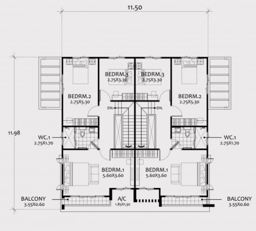 Twin House Floor Plans Floorplans click